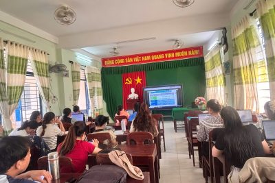 Ngày 14-15/08/2025 Trường TH số 1 Bình Châu tham gia tập huấn công tác Giáo dục kỹ năng Công dân số lớp 1,2,3,4,5